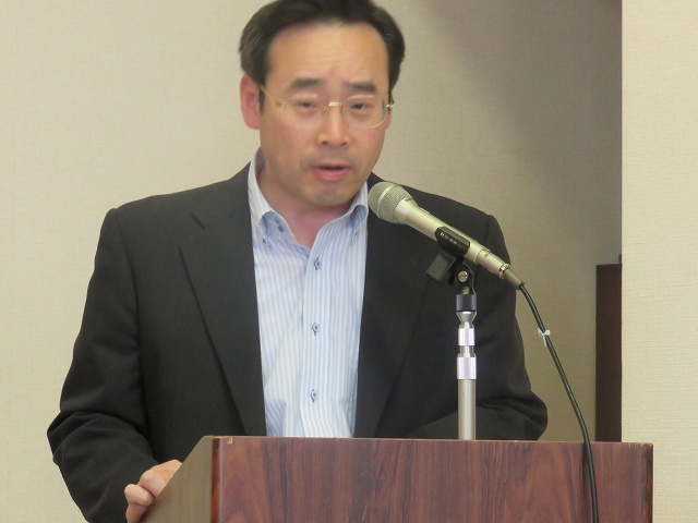 岡田代表理事の司会進行 | ダイサンカイ総会を開催 | 広島県コンクリート診断士会