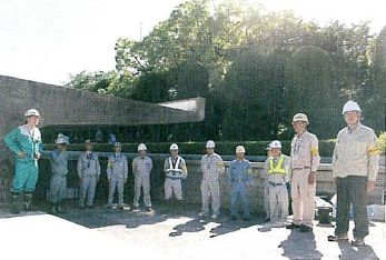 2016年05月24日 経済レポート|「平和の灯」劣化調査|県コンクリート診断士会